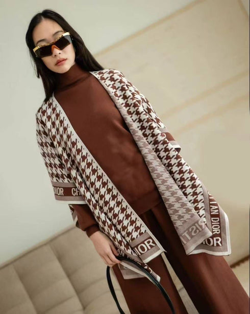 Premium Quality Knitted Co-Ord Sets With Shawls